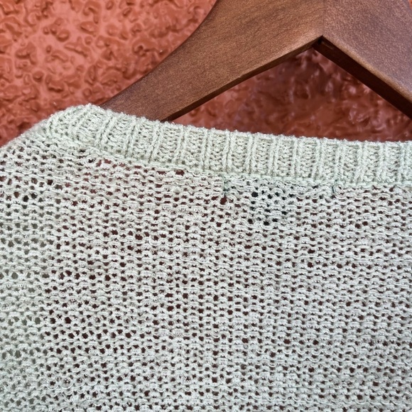 Women's Long Sleeve Open Front Lightweight Cardigan Wild Fable Green Size Medium - Picture 5 of 5